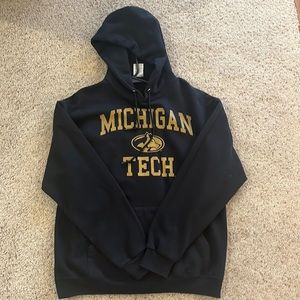 Black Michigan tech sweatshirt